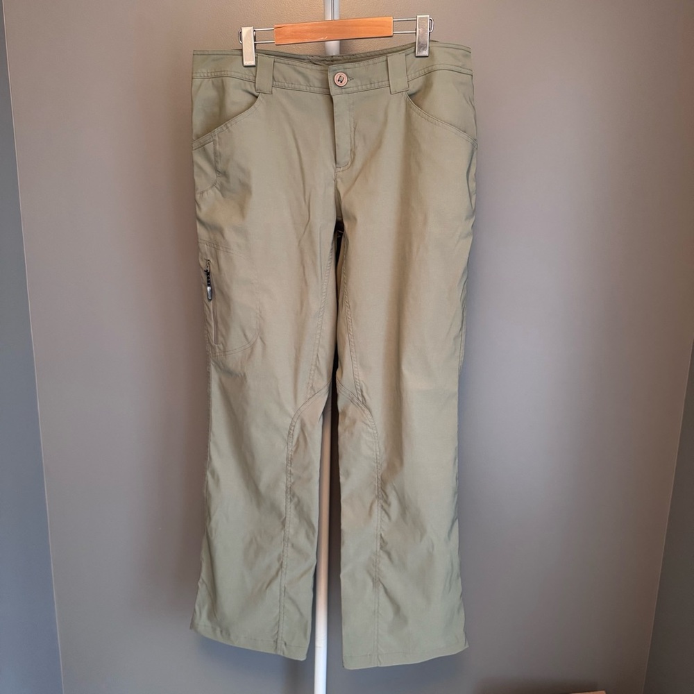 Chlorophylle Straight Wide Leg Beige Cargo Outdoor Hiking Pants Trousers. 14 2XL